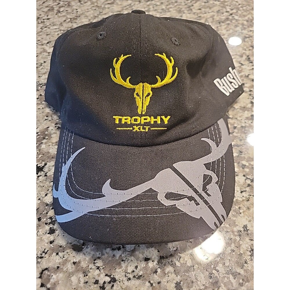 Bushnell Trophy XLT Hat Black‎ Adjustable Hook & Loop Back Cap